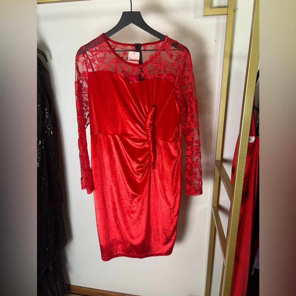 Red dress